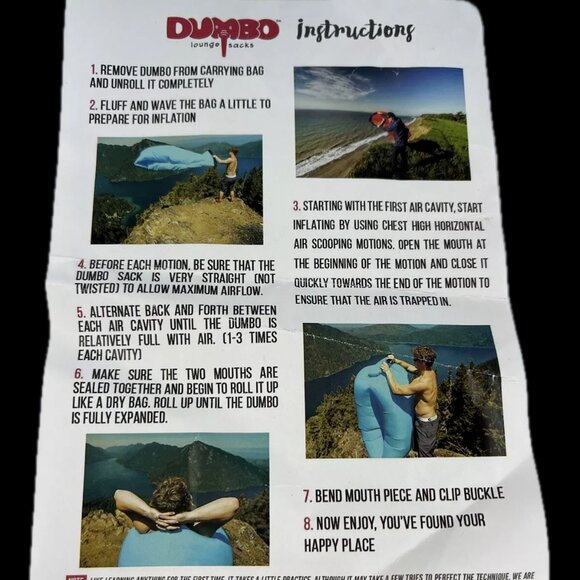 Dumbo Inflatable Lounge Sack - Picture 3 of 3